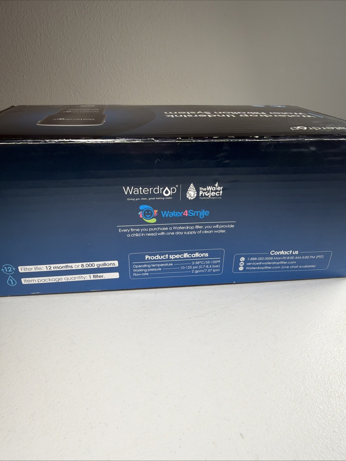 Waterdrop Undersink Water Filtration System WD-10UA New, Open Box