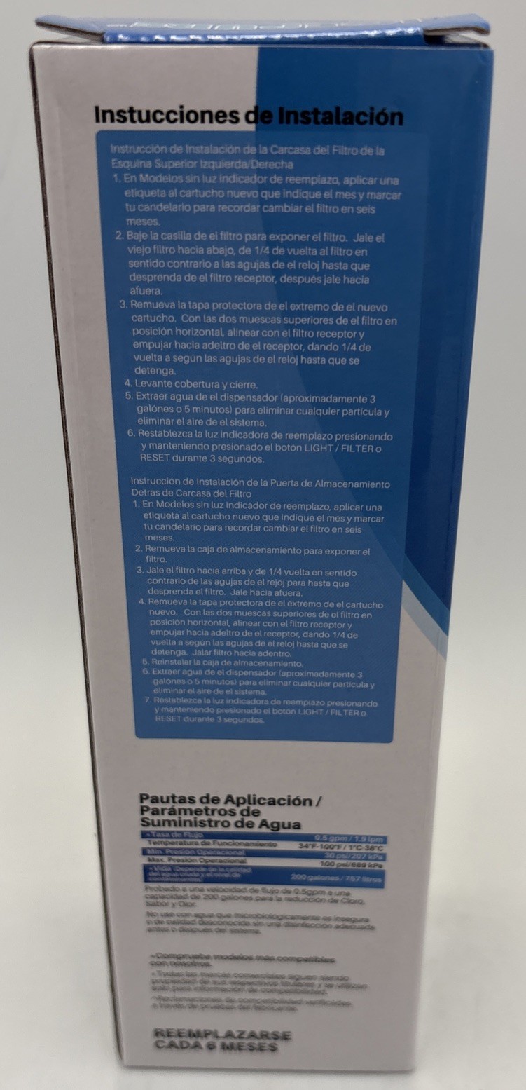 ICEPURE RWF4700AC Replacement Water Filters w/ Air Filter: 2 Pack, New/Sealed