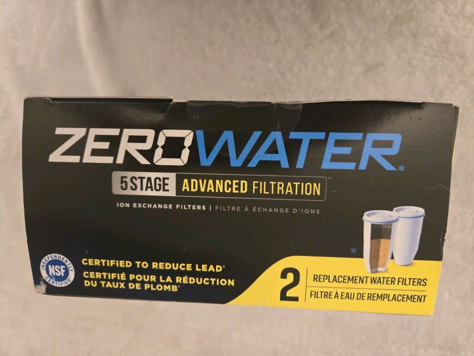 ZeroWater 5 Stage Advanced Filtation Replacement Filters ZR-017 2-Filters NEW