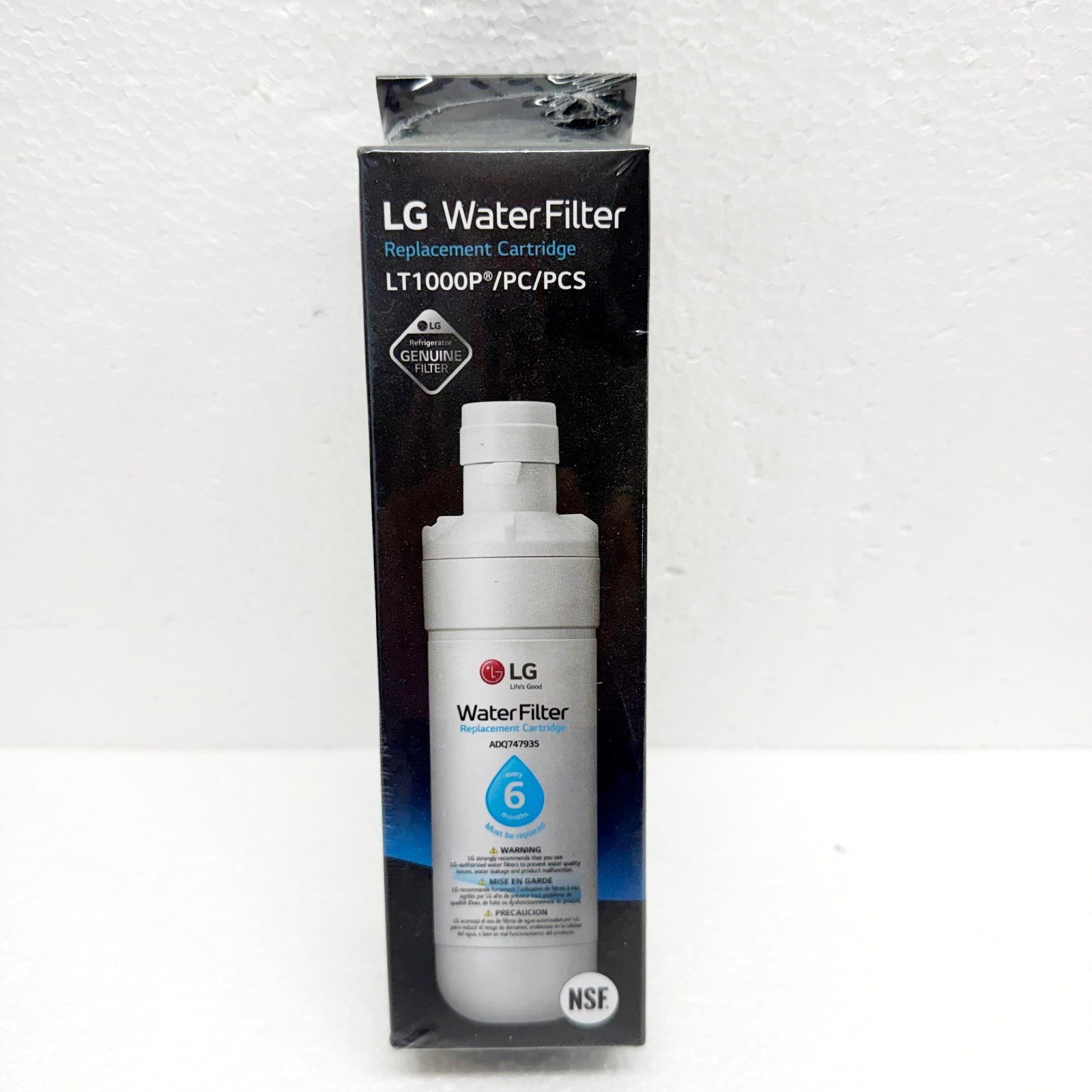 Genuine LG LT1000P Refrigerator Water Filter & LT120F Fresh Air Filter Combo OEM