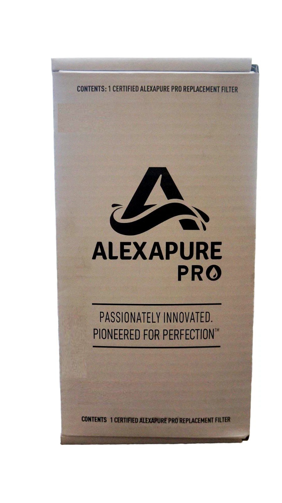 Alexapure PRO 2387 Replacement Water Filter 1 Filter Pack Black