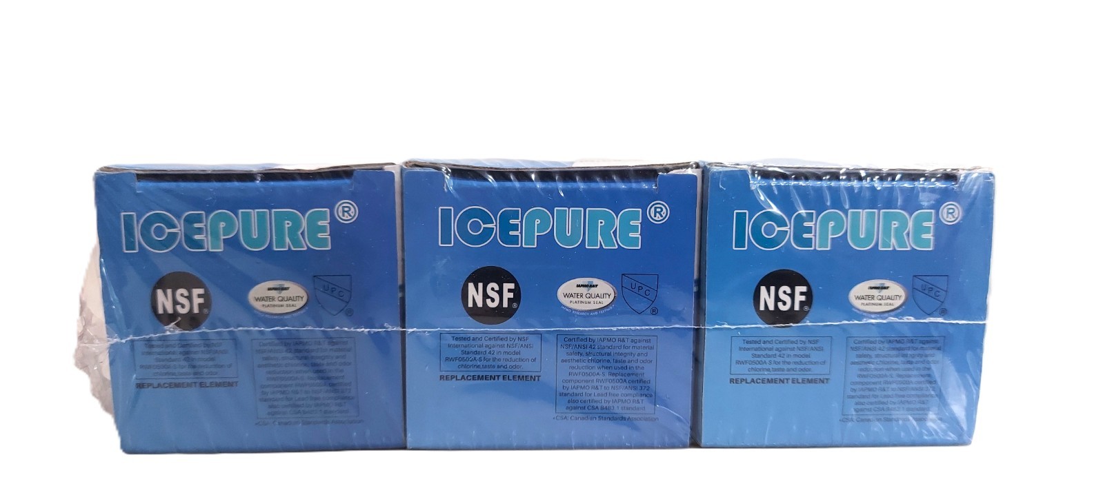 ICEPURE RWF0500A Refrigerator Water Filter Replace Everydrop Filter 5+ BPA free