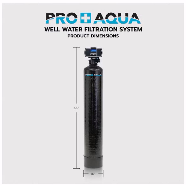 PRO+AQUA PRO-WELL Whole House Well Water Filter System 10 GPM Single Stage NEW