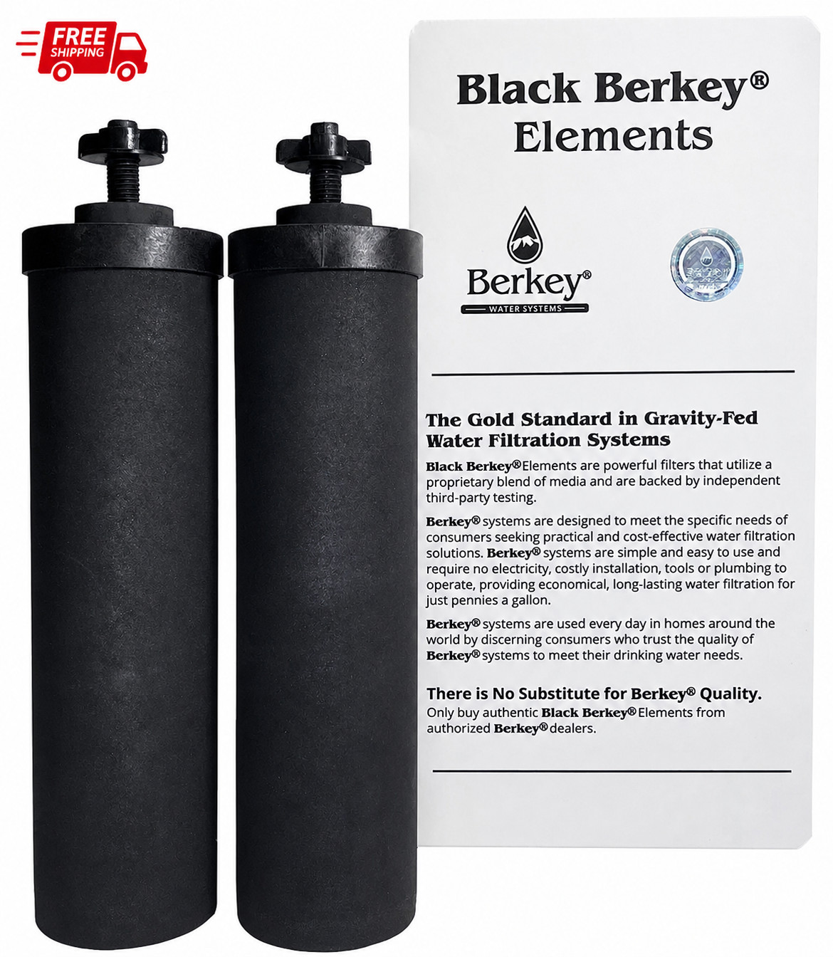 Berkey Authentic Black BB9-2 Water replacement Filters For Berkey Water System