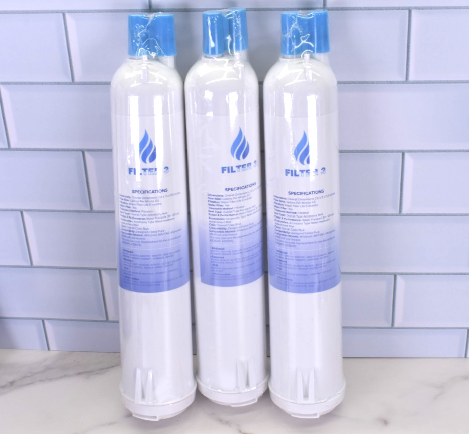 PAHOLD Refrigerator Water Filter 3 Pack of Filter 3 200 Gallons
