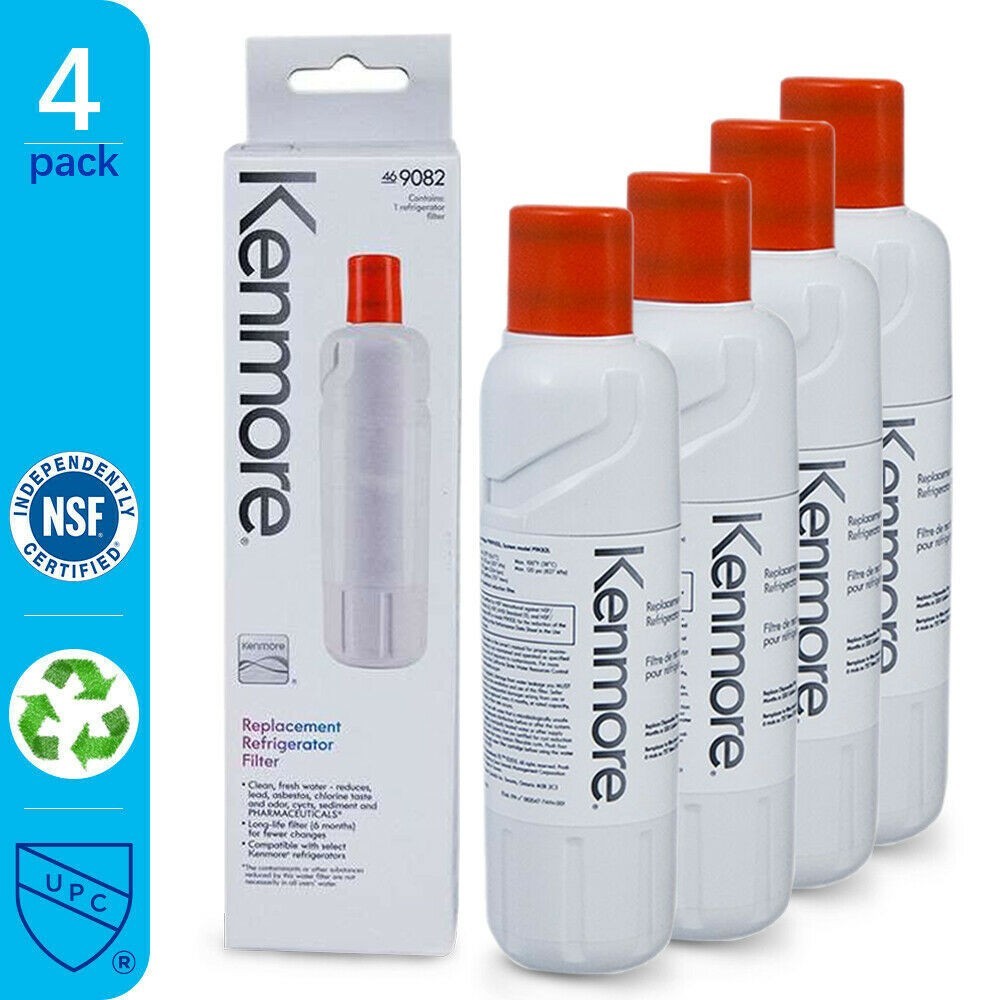 4 Packs Fit For Ke*nmore 9082 Replacement Refrigerator Water Filter
