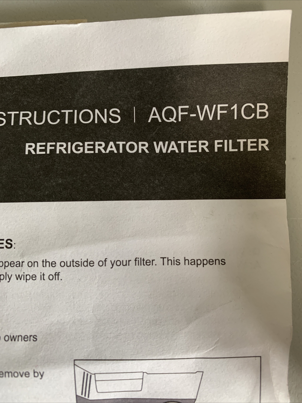 4 AQUA CREST Refrigerator Water Filters AQF-WF1CB Replaces Frigidaire Kenmore