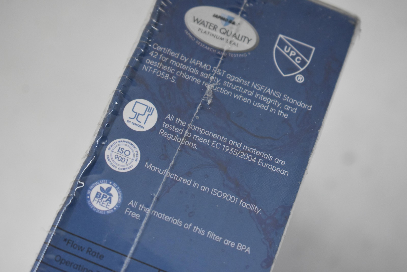 Nuttuto Fridge Filter 3 Pack White NT-F058 For Aquarius EPTWFU01 New