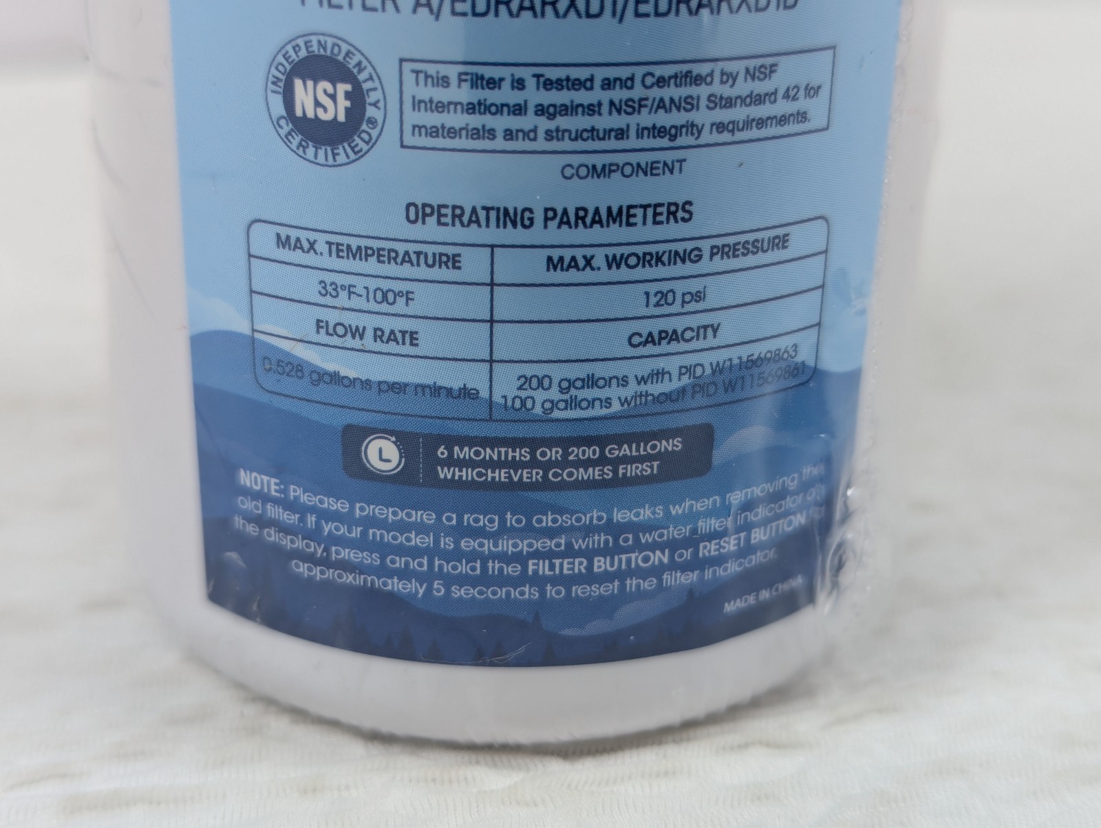 Marriotto – MR-081L – Replacement Water Filter – 3 Pack – Sealed