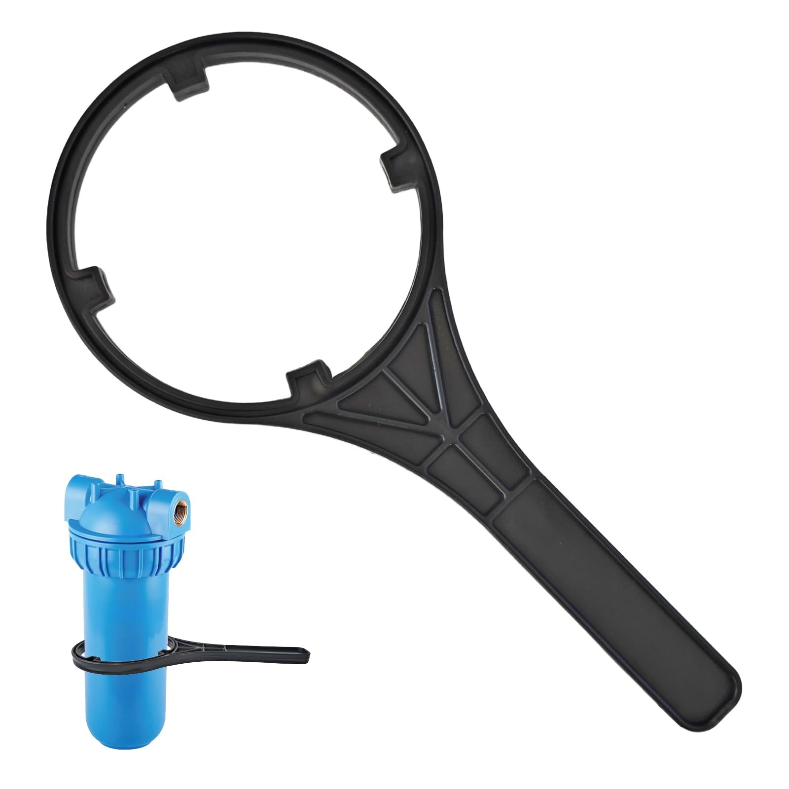 Filter Housing Wrench for 10×2.5″ & 20×2.5″ Standard Housings – Black, Silver