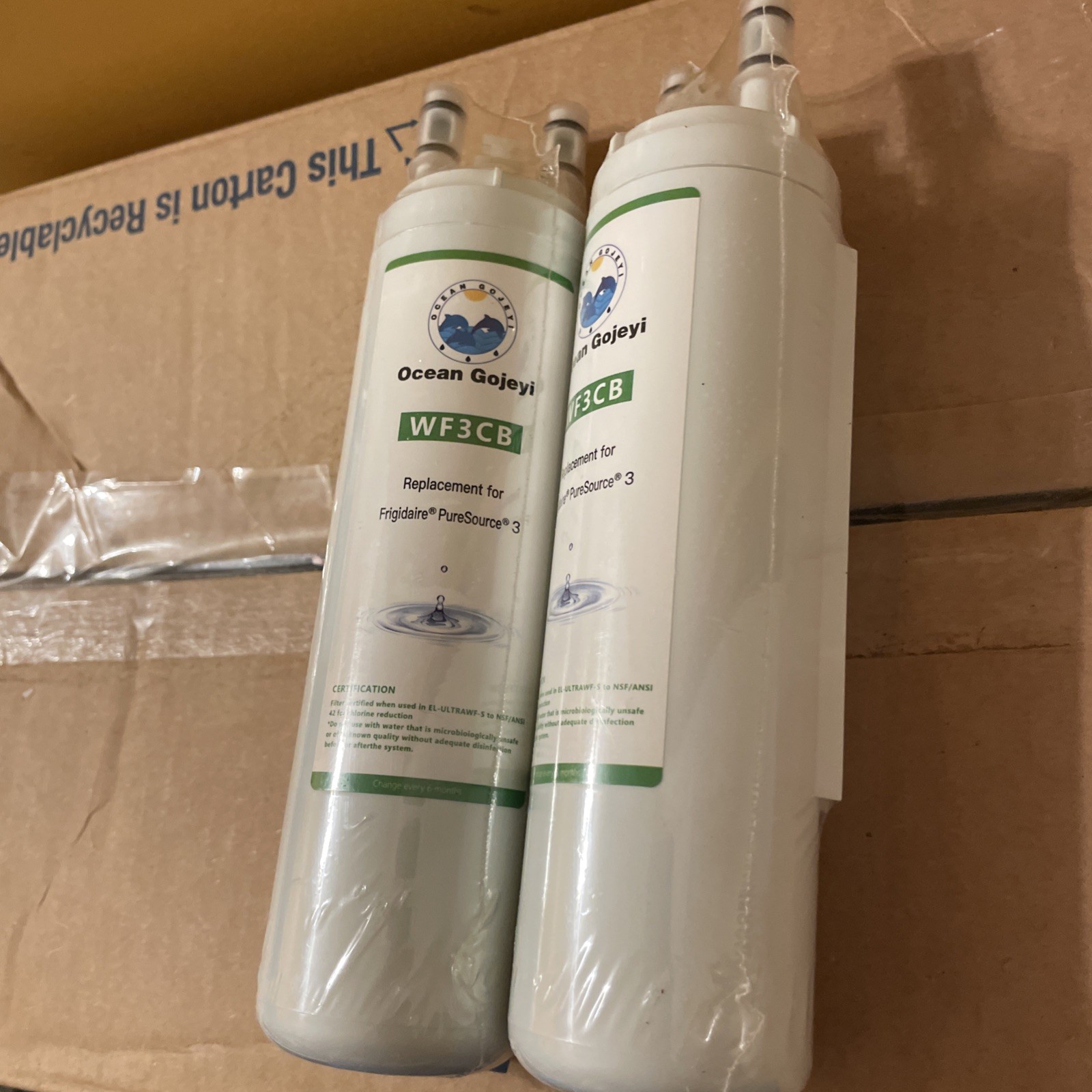 2pack WF3CB Refrigerator PureSource3 Water Filter Replacement For Frigidaire
