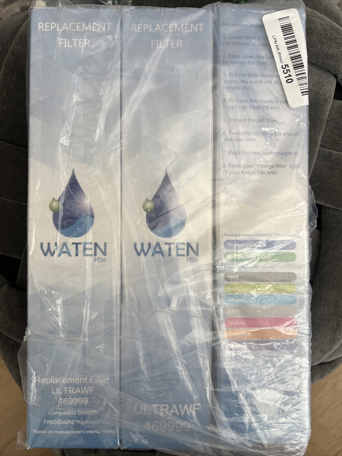 Lot Of 3 Replacement Water Filter ULTRAWF 469999 For Frigidaire Kenmore NEW