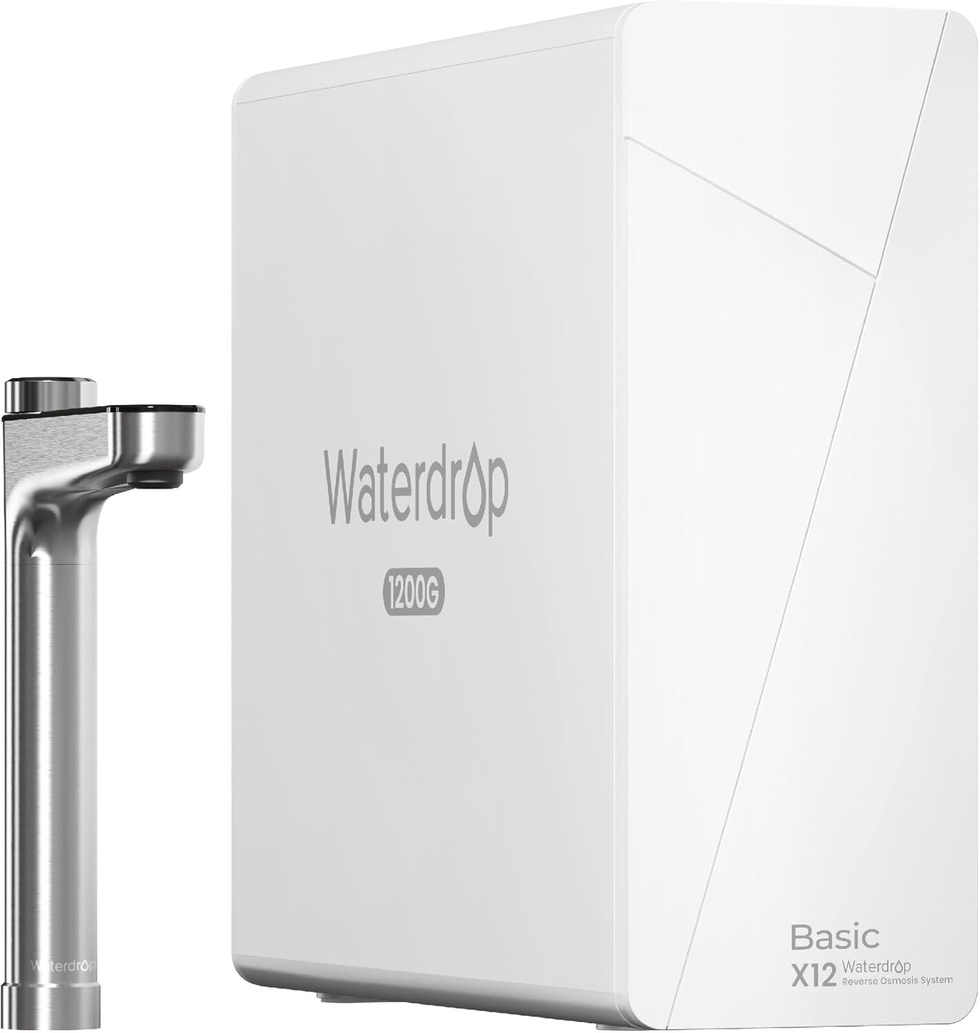 Waterdrop X12-Basic Tankless RO Water Filter,NSF/ANSI 58&372 Certified,BPA Free