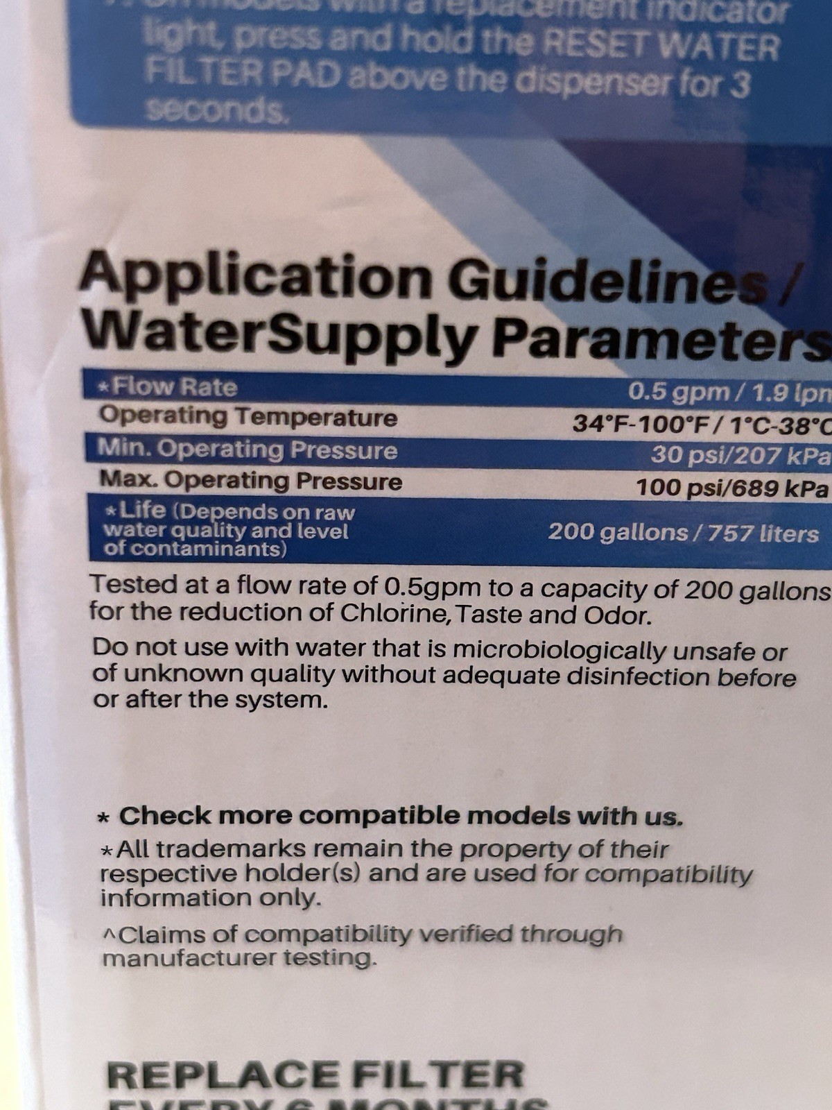IcePure RWF4700AC Refrigerator Water Filter New, Sealed, In Open Box