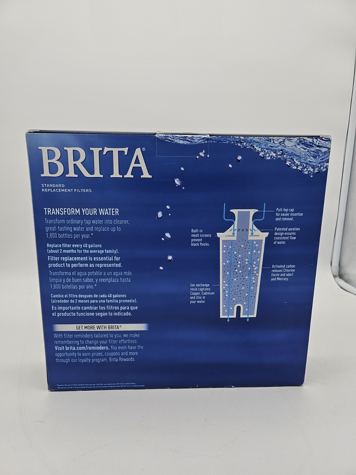 Brita Pitcher Replacement Filters Value Pack – 10 Pack Of Filter – 987554