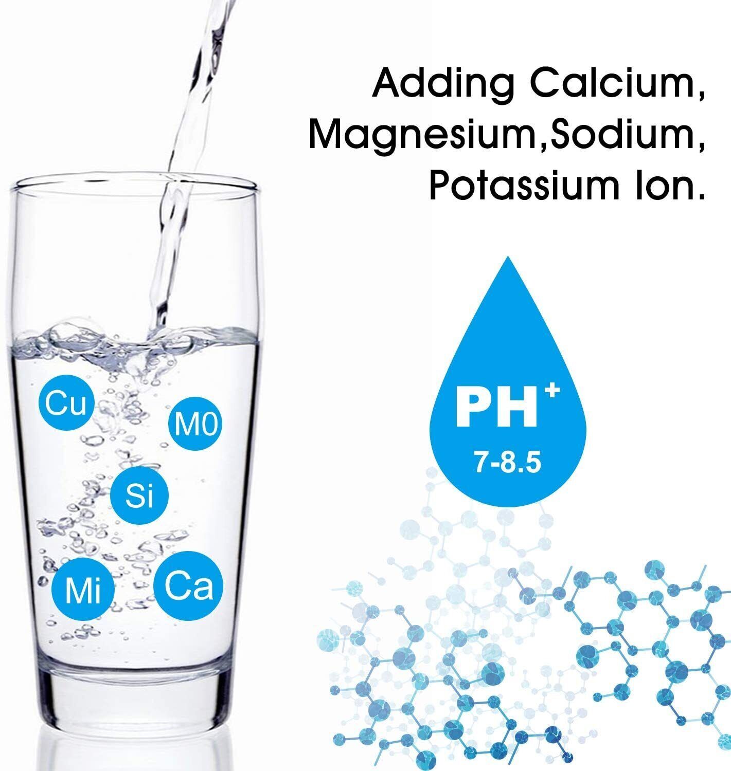 SimPure WP2-400GPD UV Alkaline pH+ RO Reverse Osmosis Drinking Filtration System