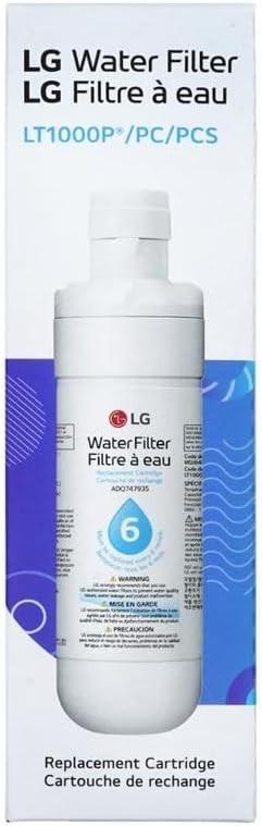 LG Refrigerator Water Filter 6 Month Capacity NSF42 NSF53 NSF401 Replacement