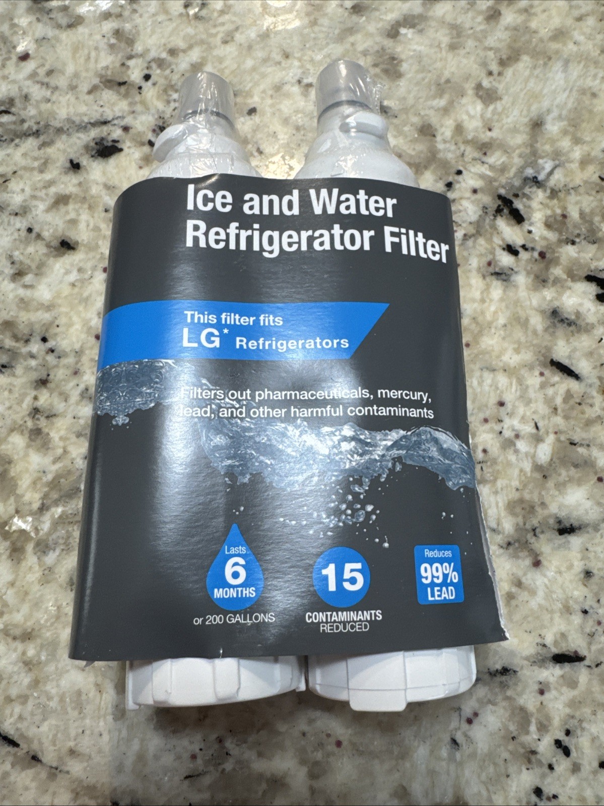 HDX FML-4 ICE & WATER REPLACEMENT REFRIGERATOR FILTER LG LT800P | 2 PACK