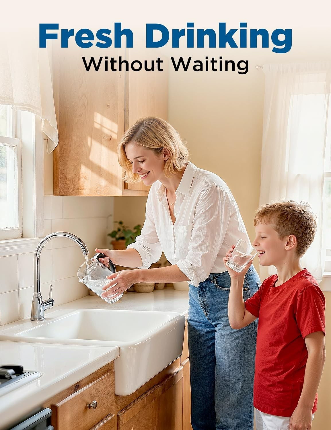 Under Sink Water Filter, Upgraded 30K Gallons, NSF/ANSI 42 & 372 Certified