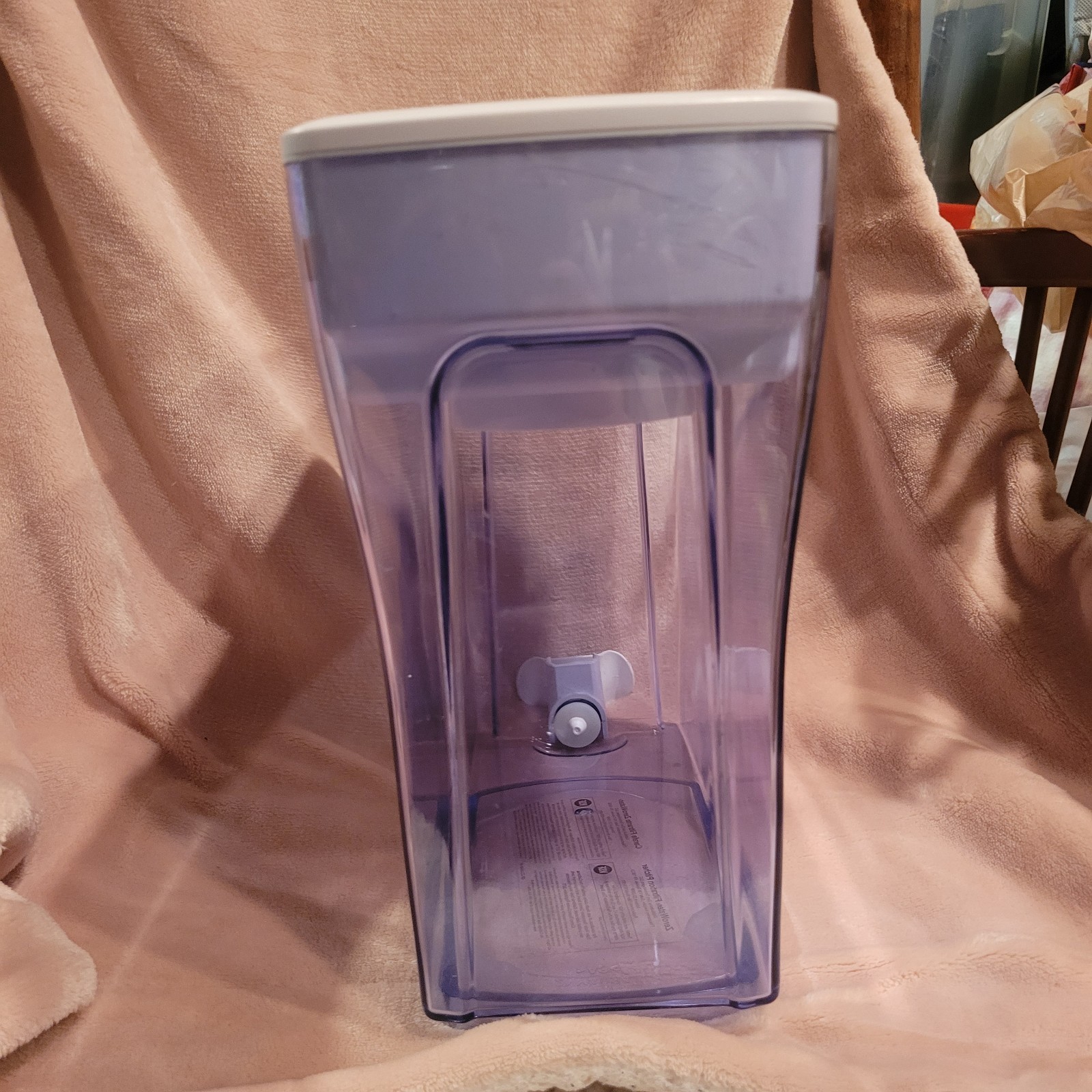 Zero Water Filtration Pitcher Only Dispenser Filtered Health Wellness No Filter