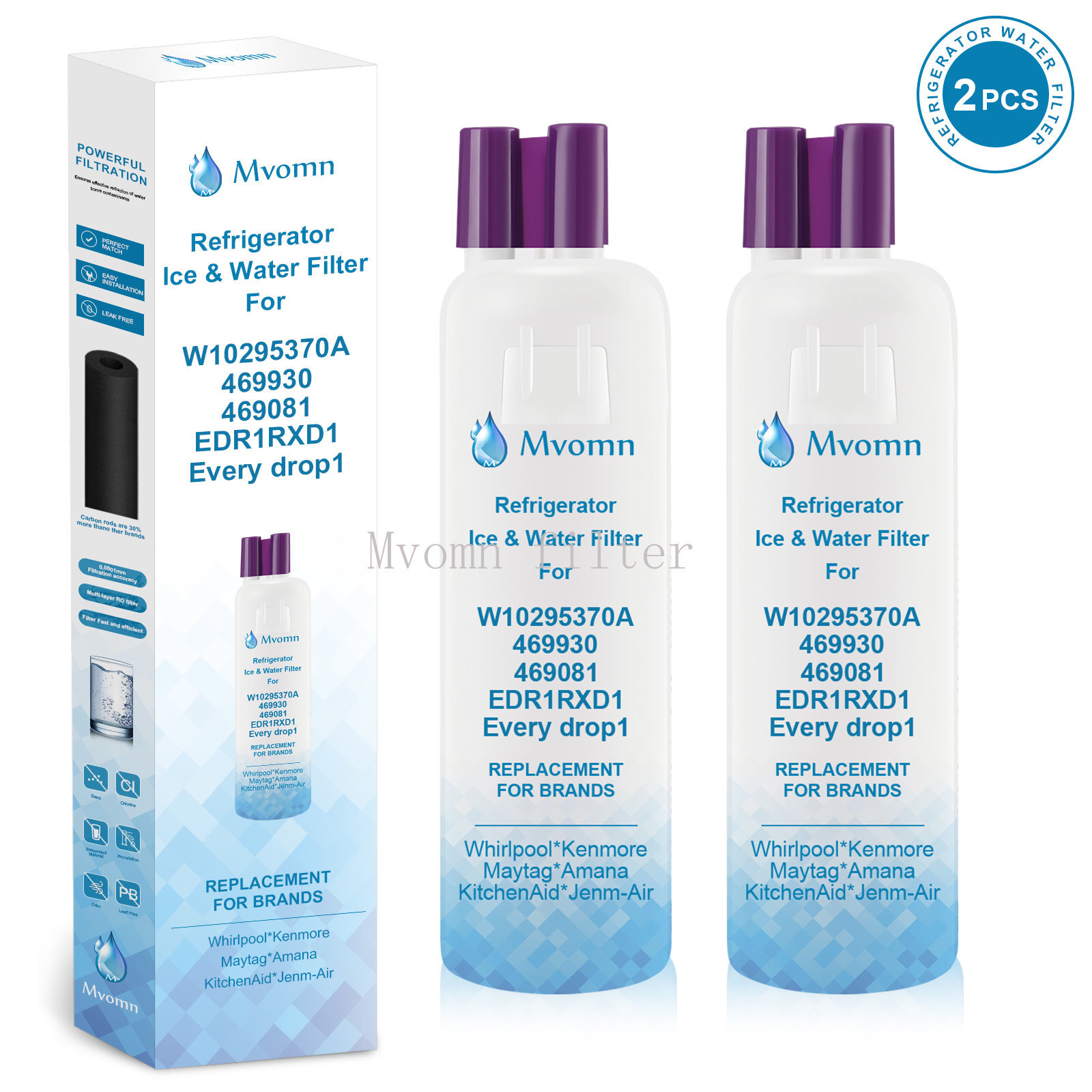 2Pack Kenmore 9081 469081 46-9930 Refrigerator &Water Filter (US STOCK)