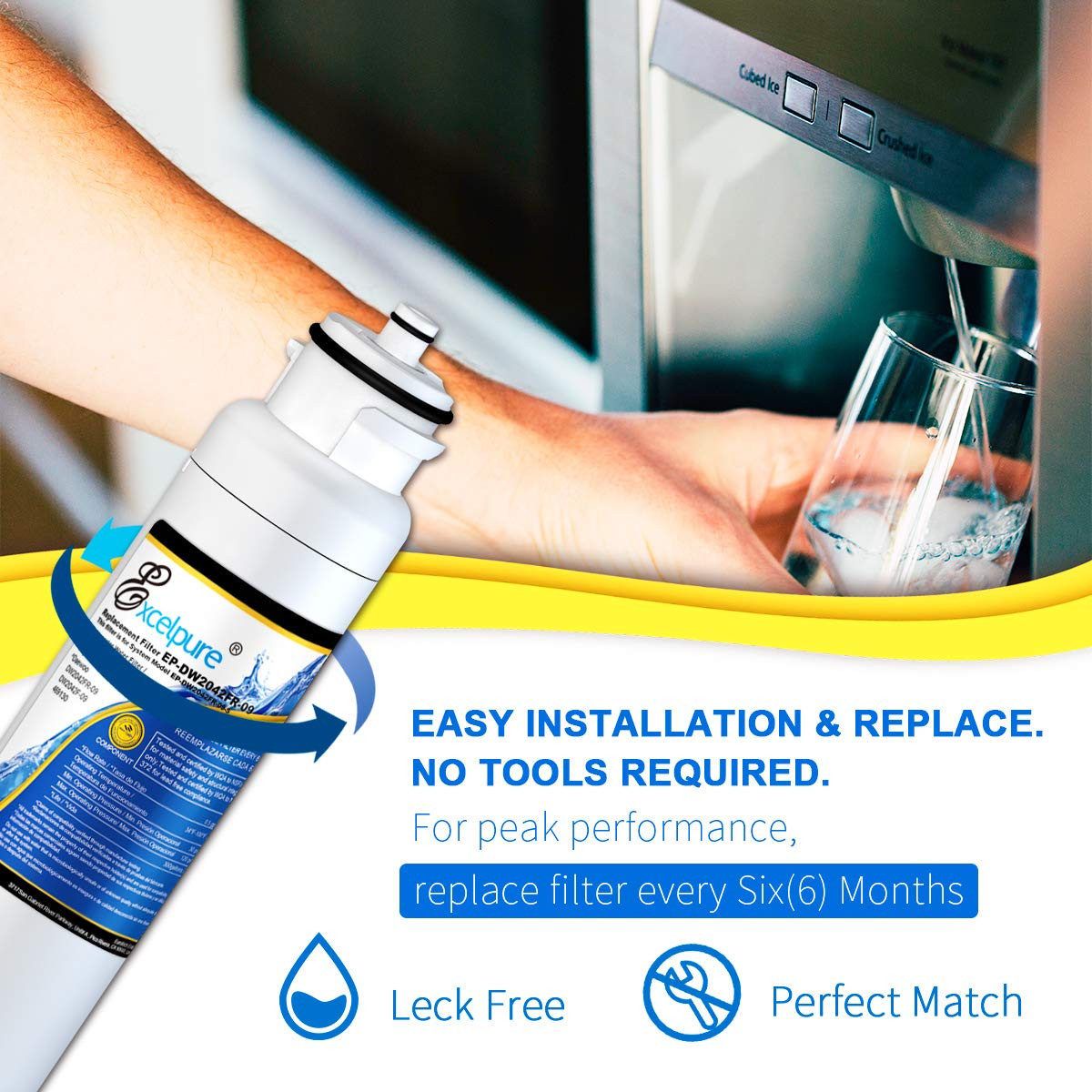Fit For Kenmore 60199-0006802-00 9130 Hisense HX2017FR-A Water Filter 3 Pack
