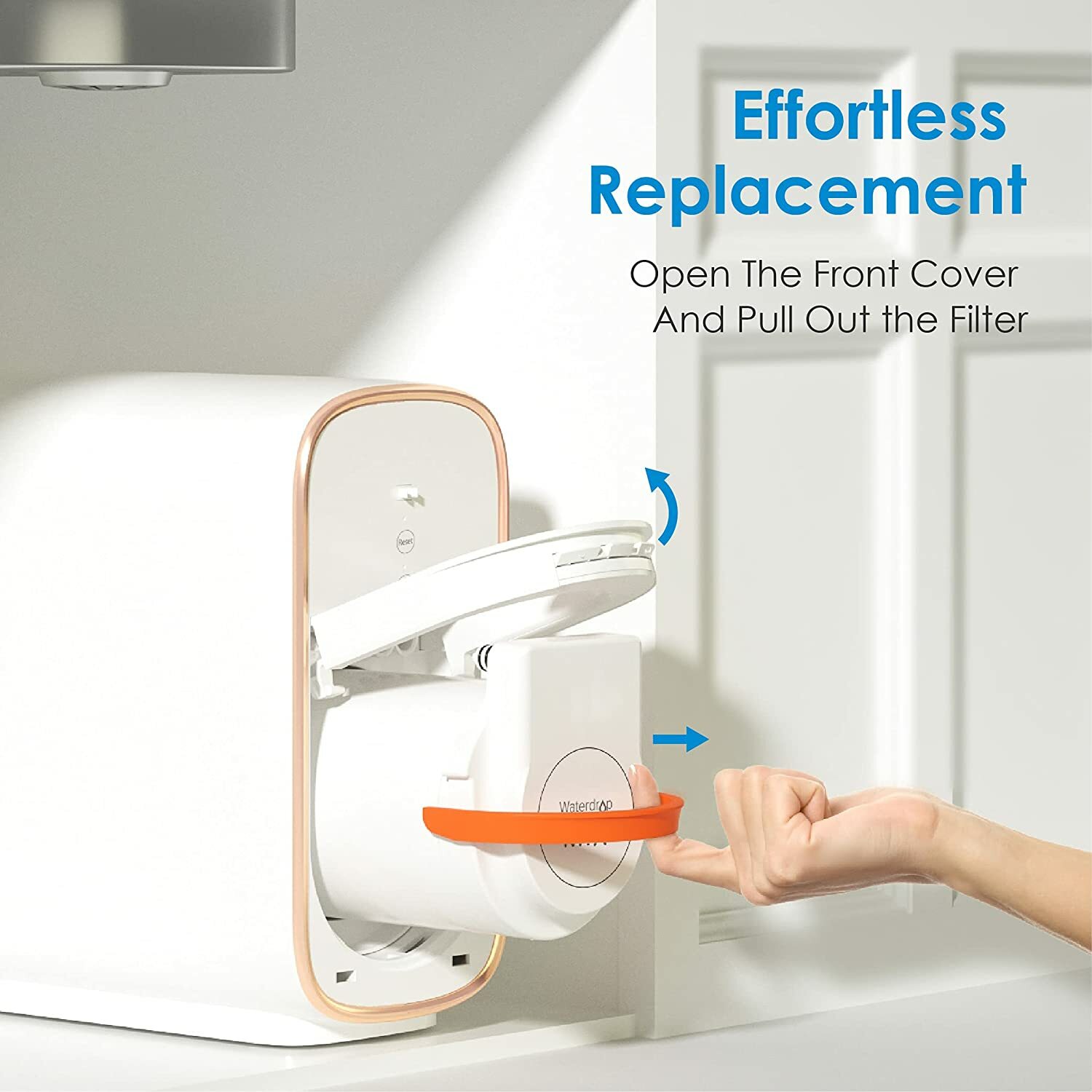 Waterdrop WD-D4RF Filter, Replacement for WD-D4-W Reverse Osmosis System, 1-year