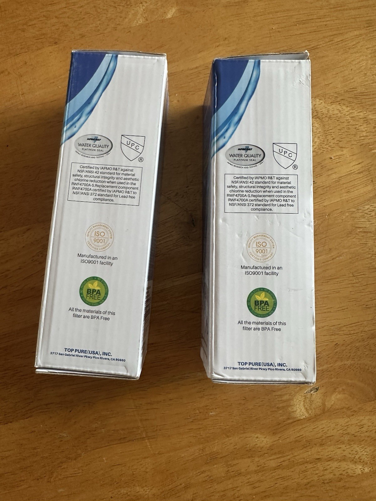 Icepure Rwf4700a Refrigerator Water Filter Two New Open Box.