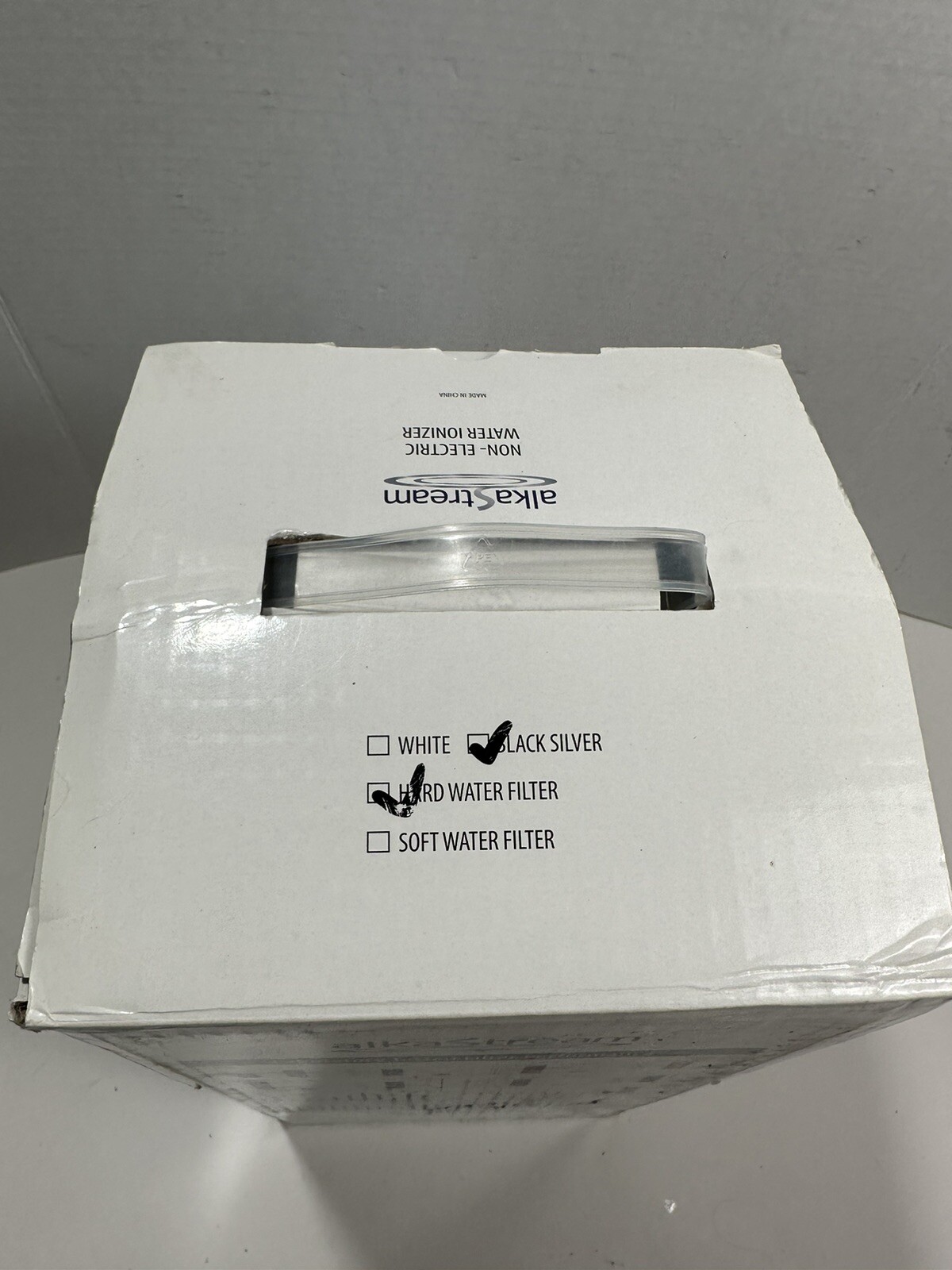 Alkastream Hard Water Filter Water Alkalizer Ionizer Black Silver See Pictures