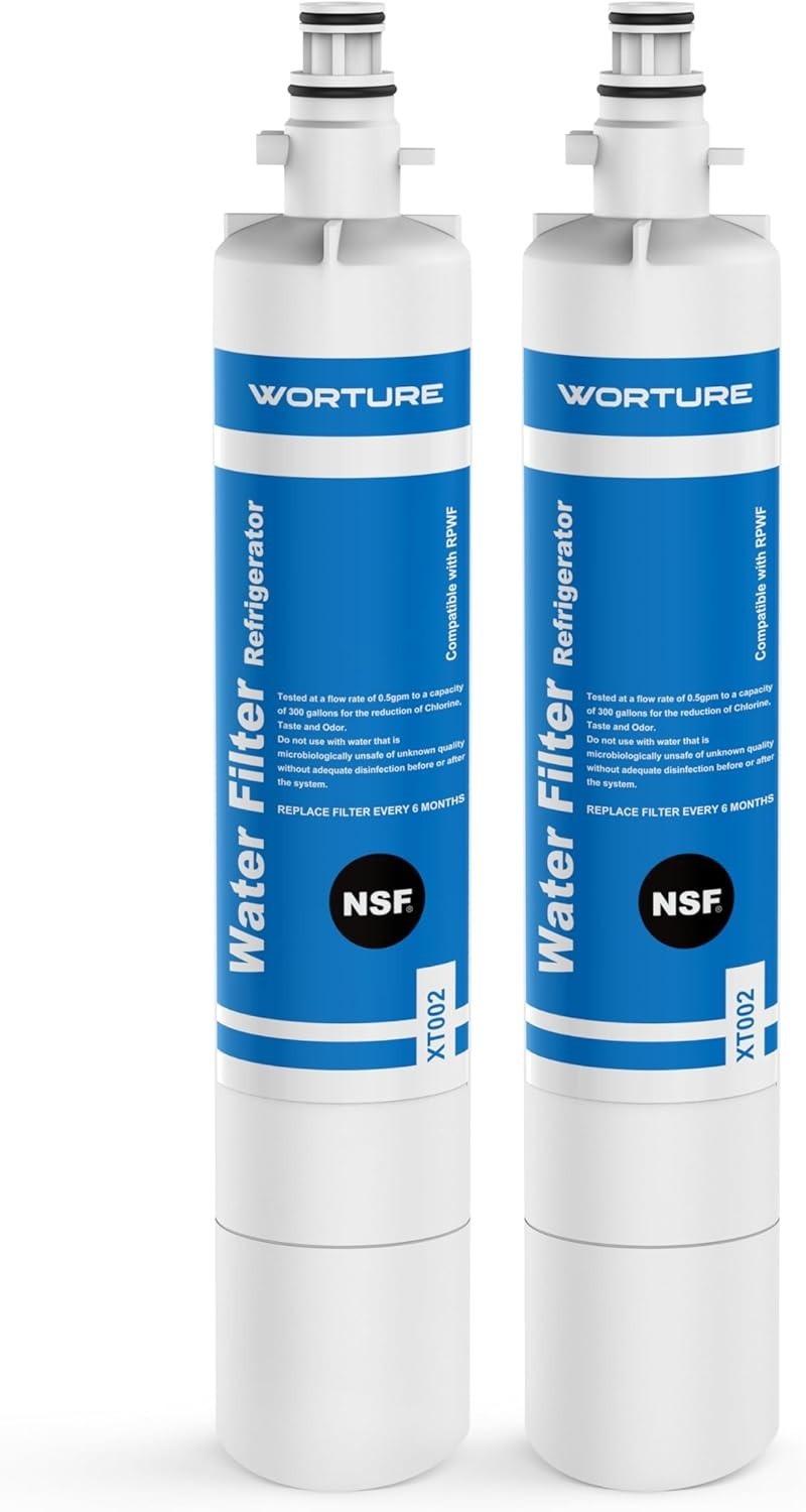 2 Worture Xt002 Ice Water Filter For GE RPWFE & RPWF – New