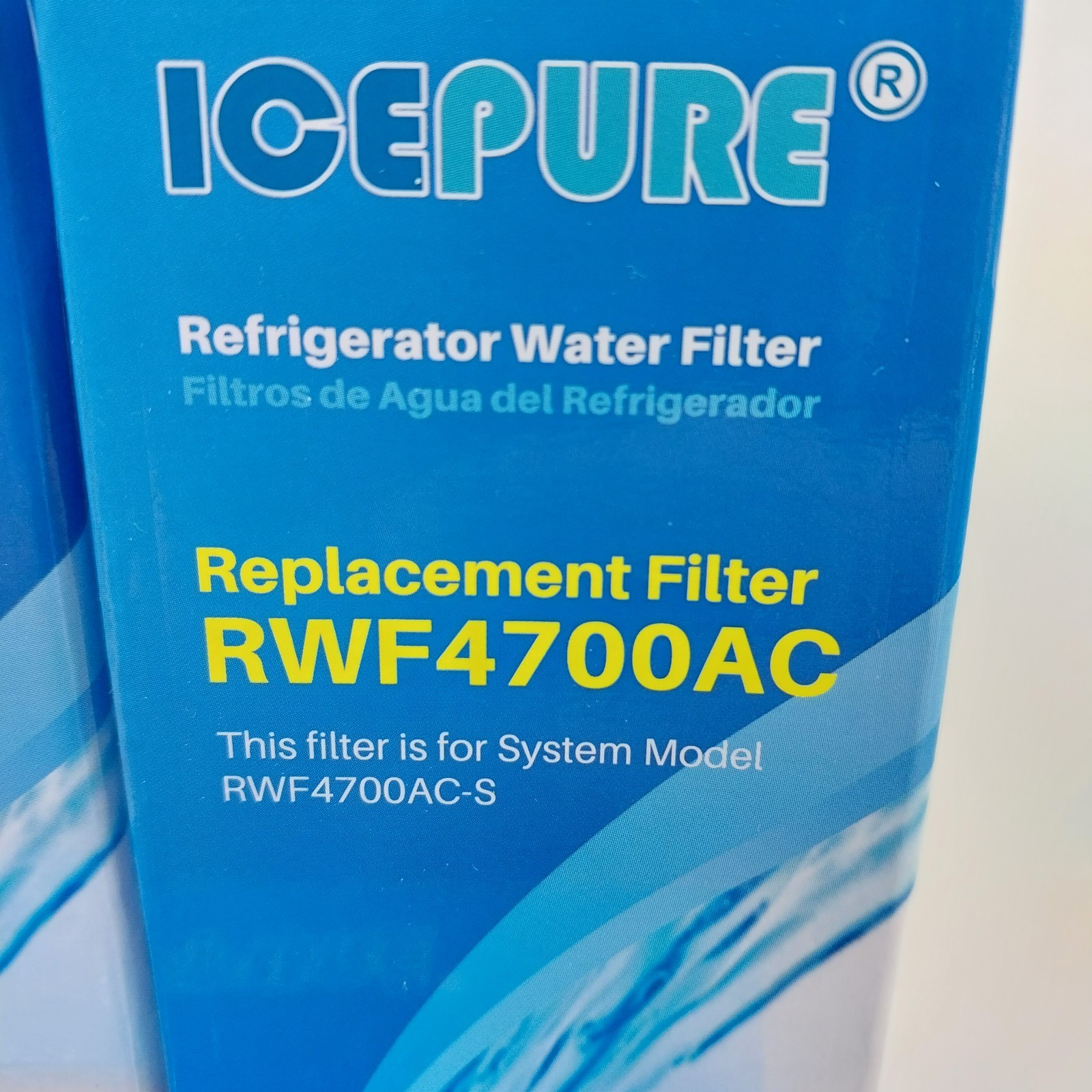 2 PK ICEPURE RWF4700AC LG & KENMORE Fridge Water Filters + AF004 Air Filters