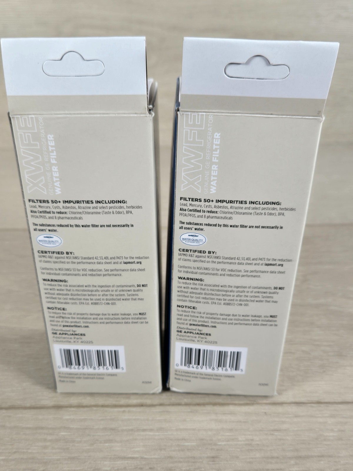 2-PACK! GE XWFE Refrigerator Water Filter Genuine Replacement