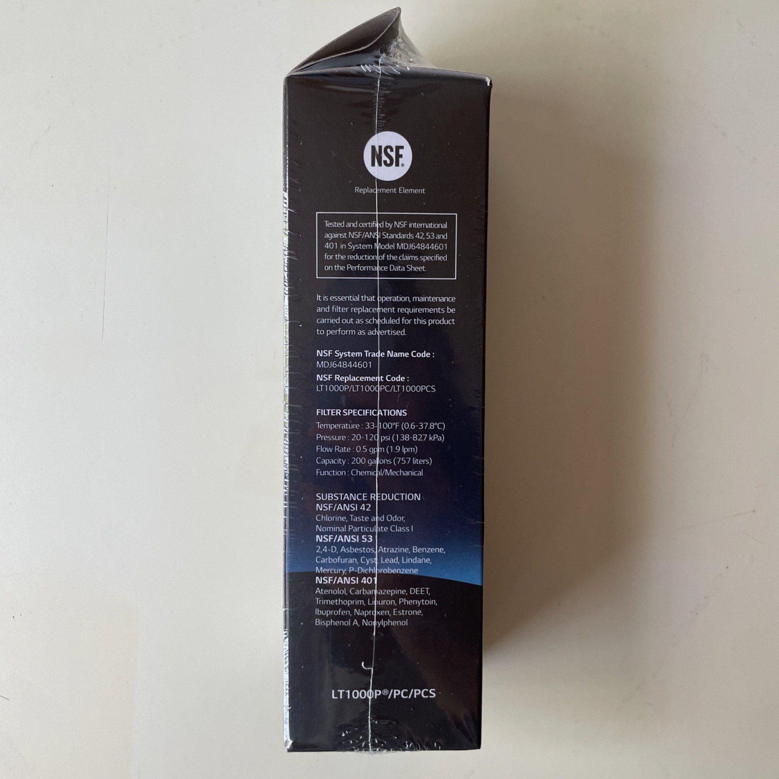 LG LT1000P 6Month / 200Gal Capacity Replacement Refrigerator Water Filter…