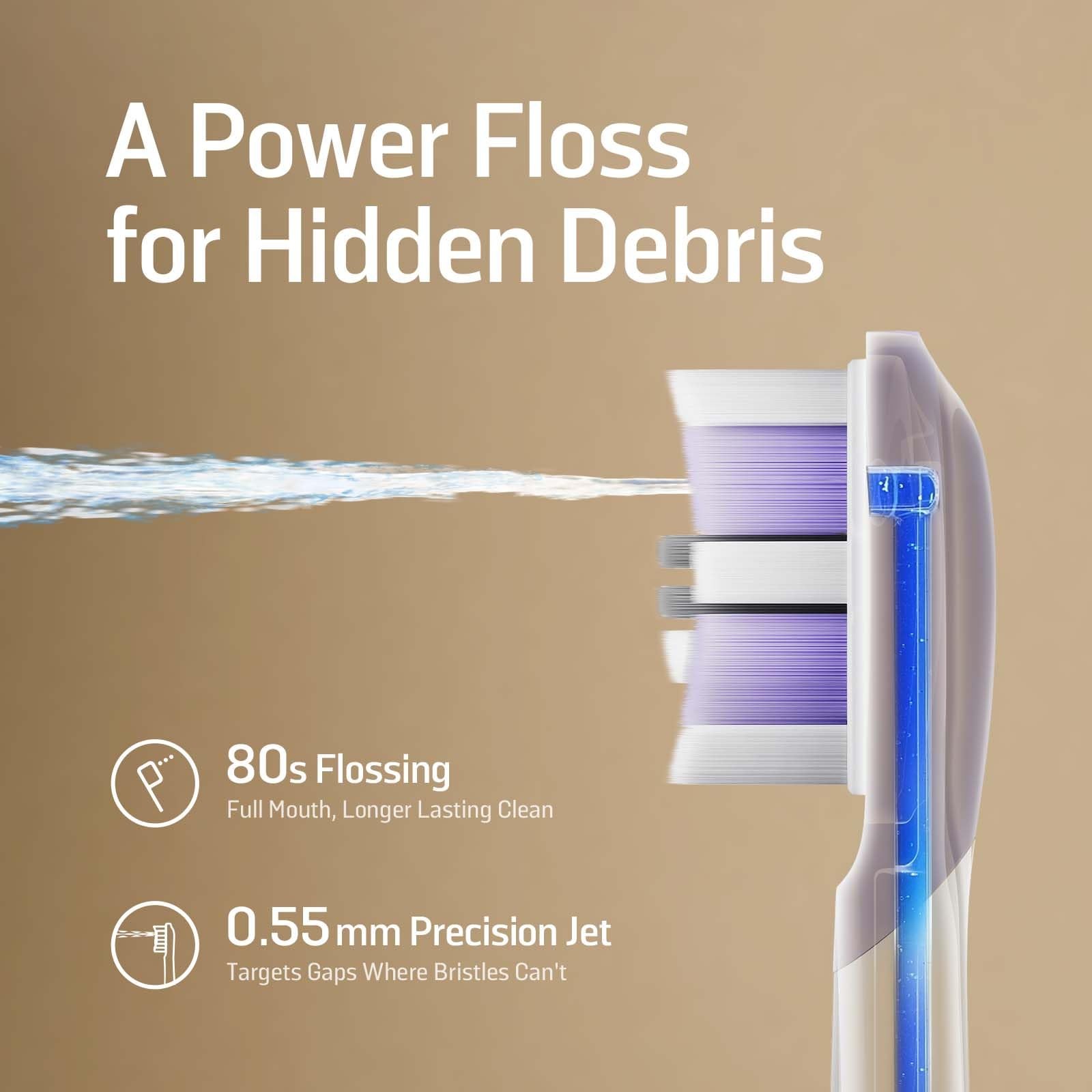Soocas NEOS II Ultra – Electric Toothbrush with Water Flosser Champagne Gold
