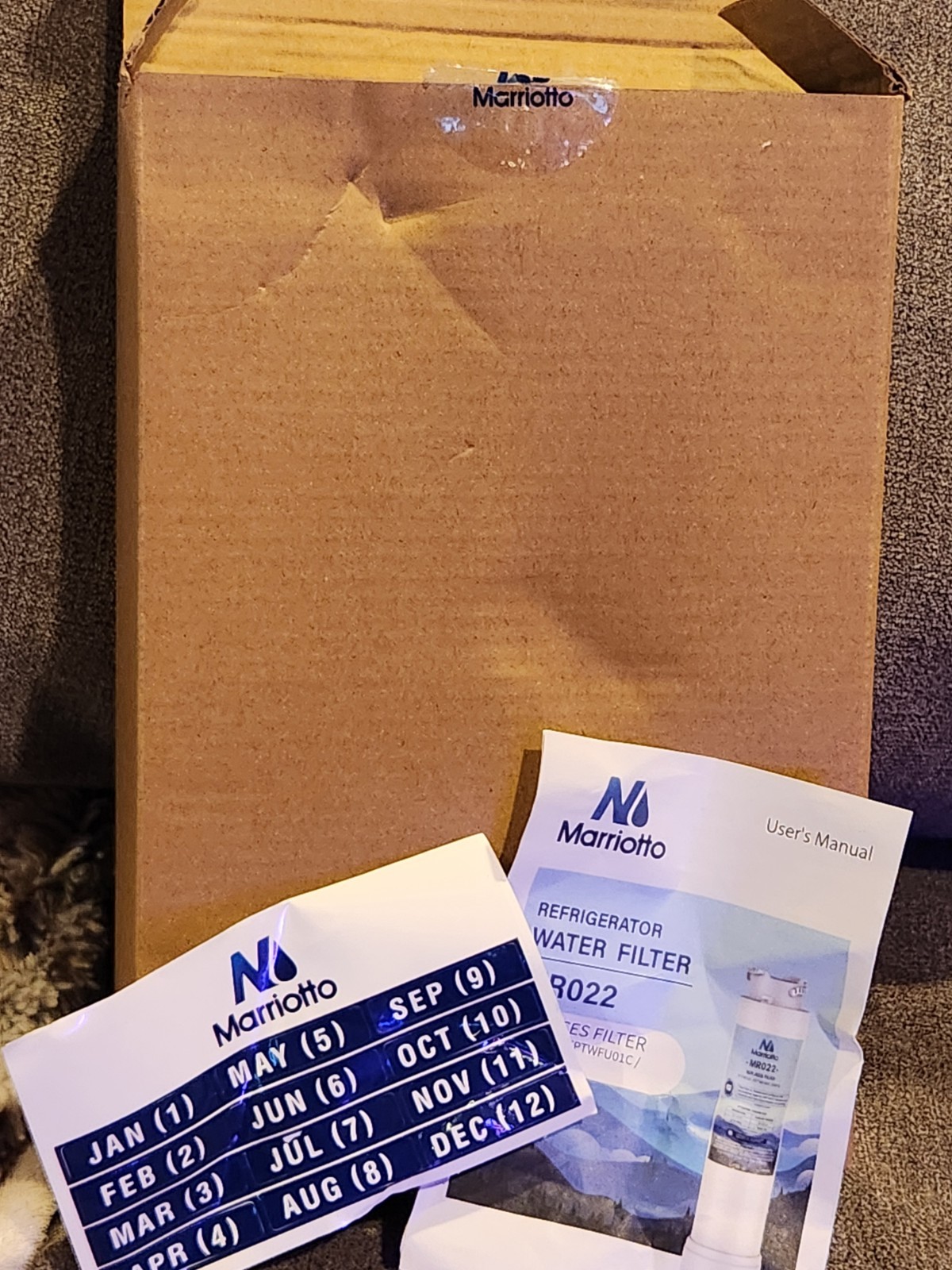 Marriotto MR022 Replacement Refrigerator Water Filter – Pack Of 3 – New Sealed