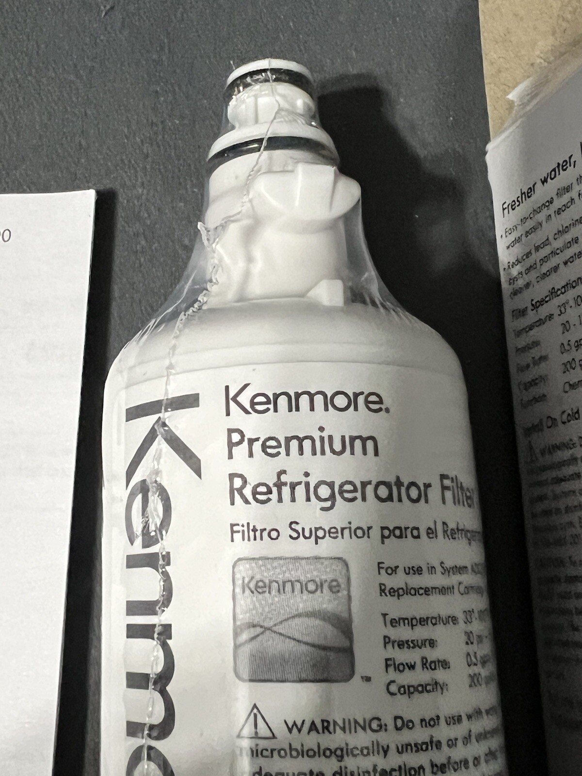 9690 KENMORE 469690 KenmoreClear Refrigerator Water Filter LG LT700P + (4 Pack)