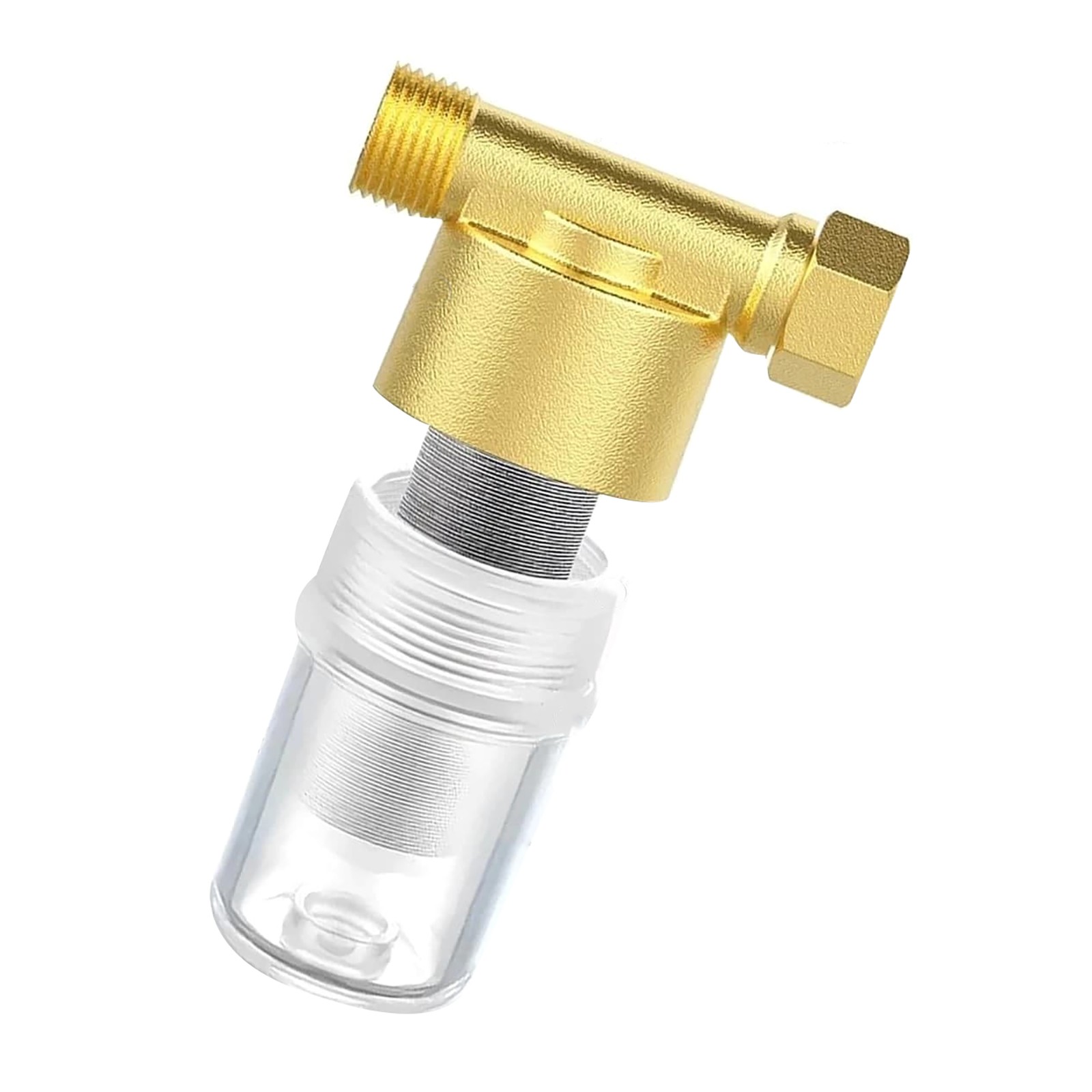 Brass Sediment Filter for Water Heater 40 Micron 1/2 Inch 3/4 Inch Clean Meshes
