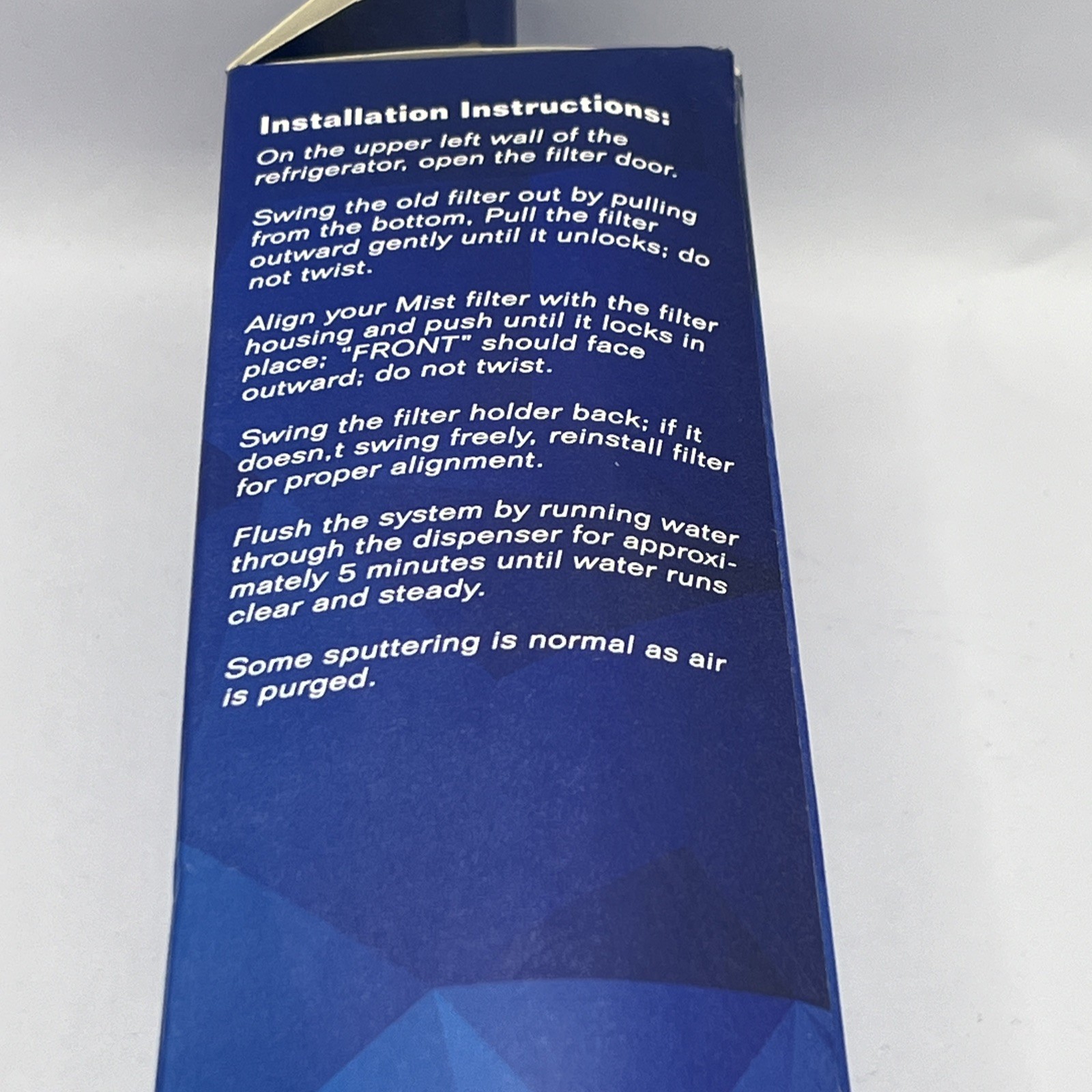 Mountain Flow Model EDR3RXD3 Refrigerator Water Filter Sealed BRAND NEW
