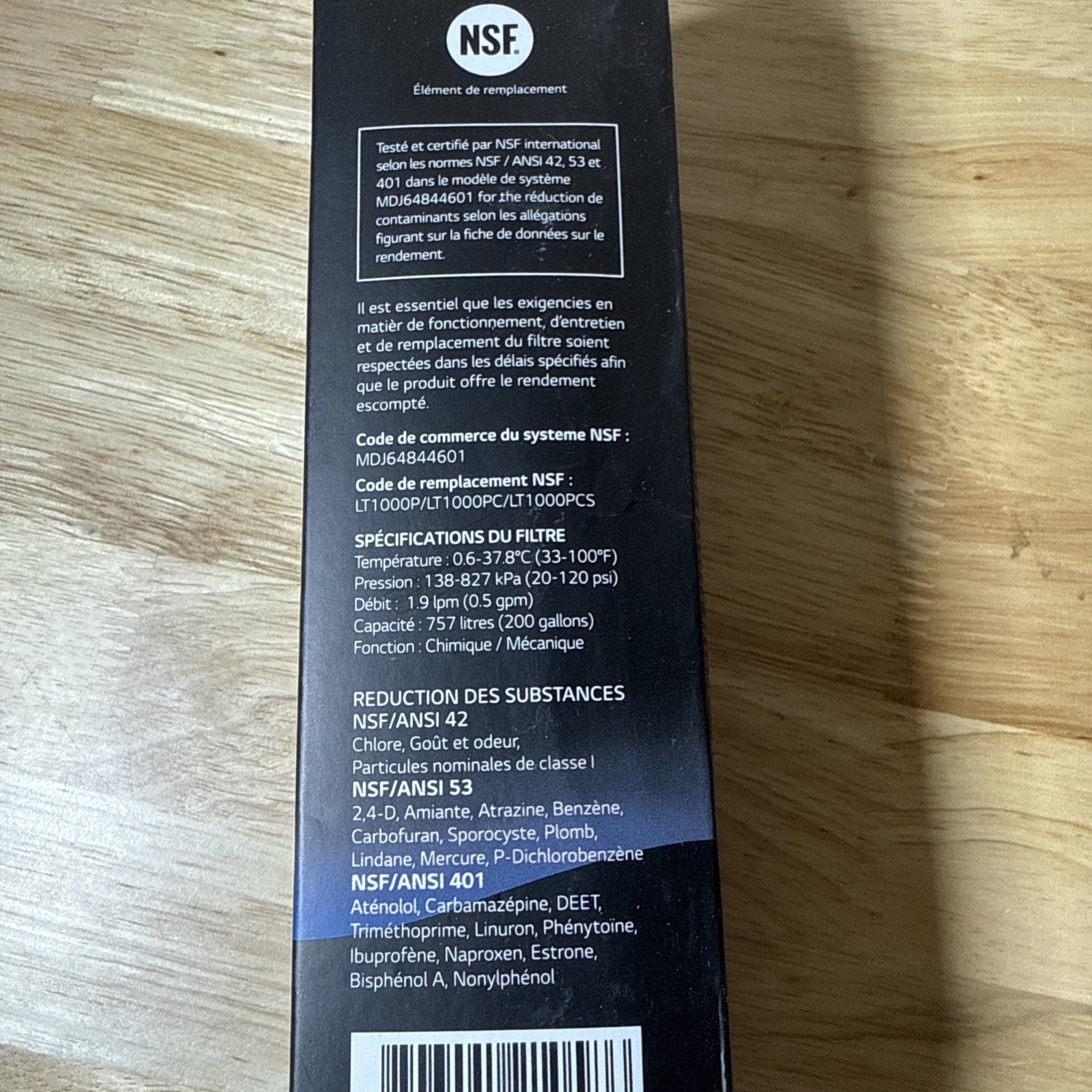 LG Water Filter Replacement Cartridge LT1000P/PC/PCS / 2 PC LOT
