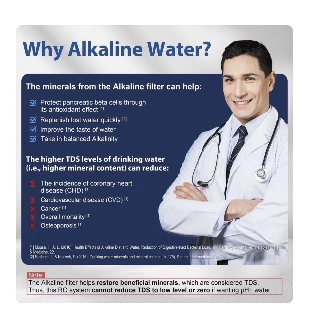 iSpring RCC7AK-BN NSF Certified 6 Stage Reverse Osmosis System w/Alkaline Filter