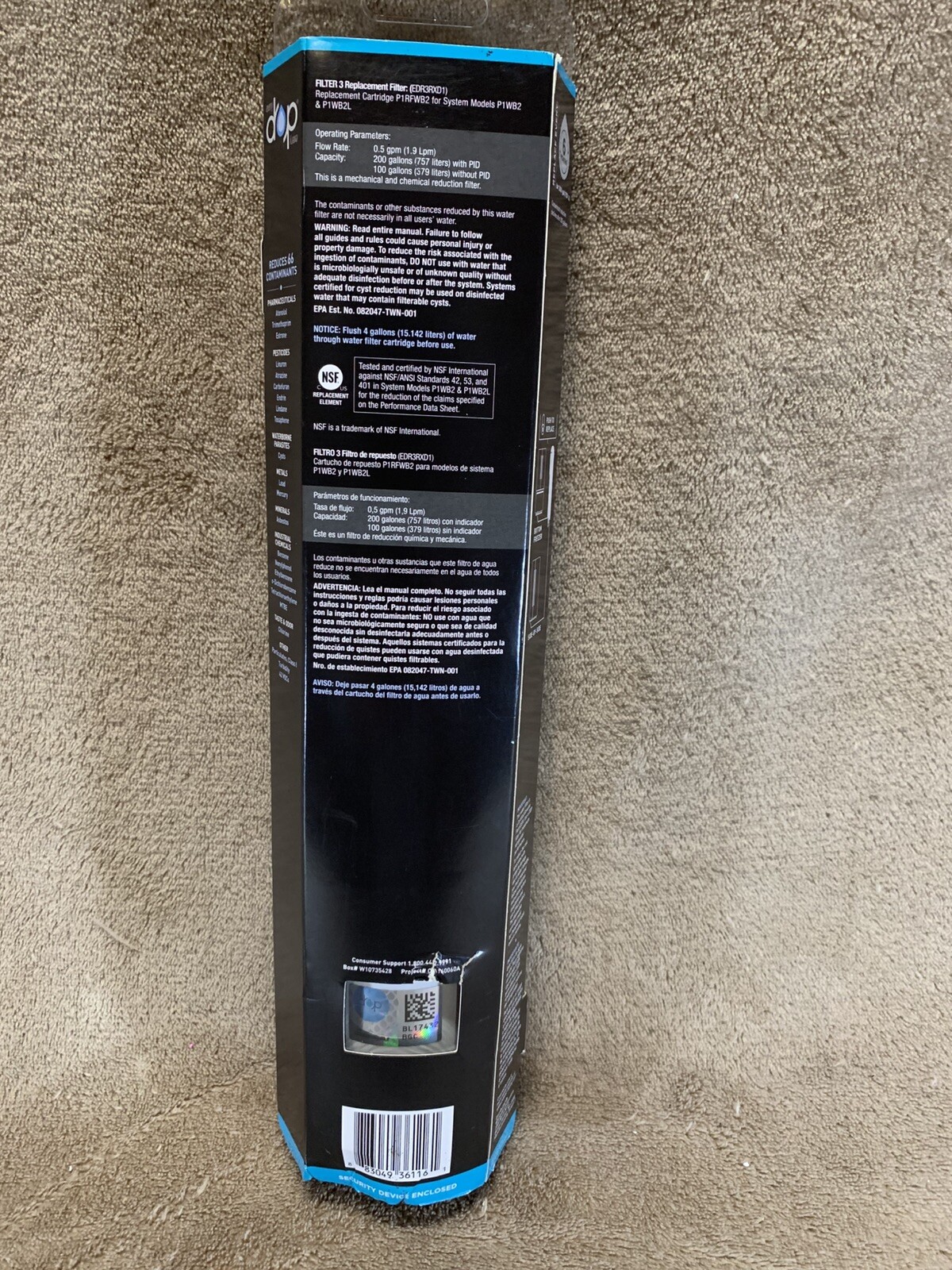 Whirlpool EveryDrop Refrigerator Ice & Water Filter 3 ΕDR3RXD1 Multiple Avail.
