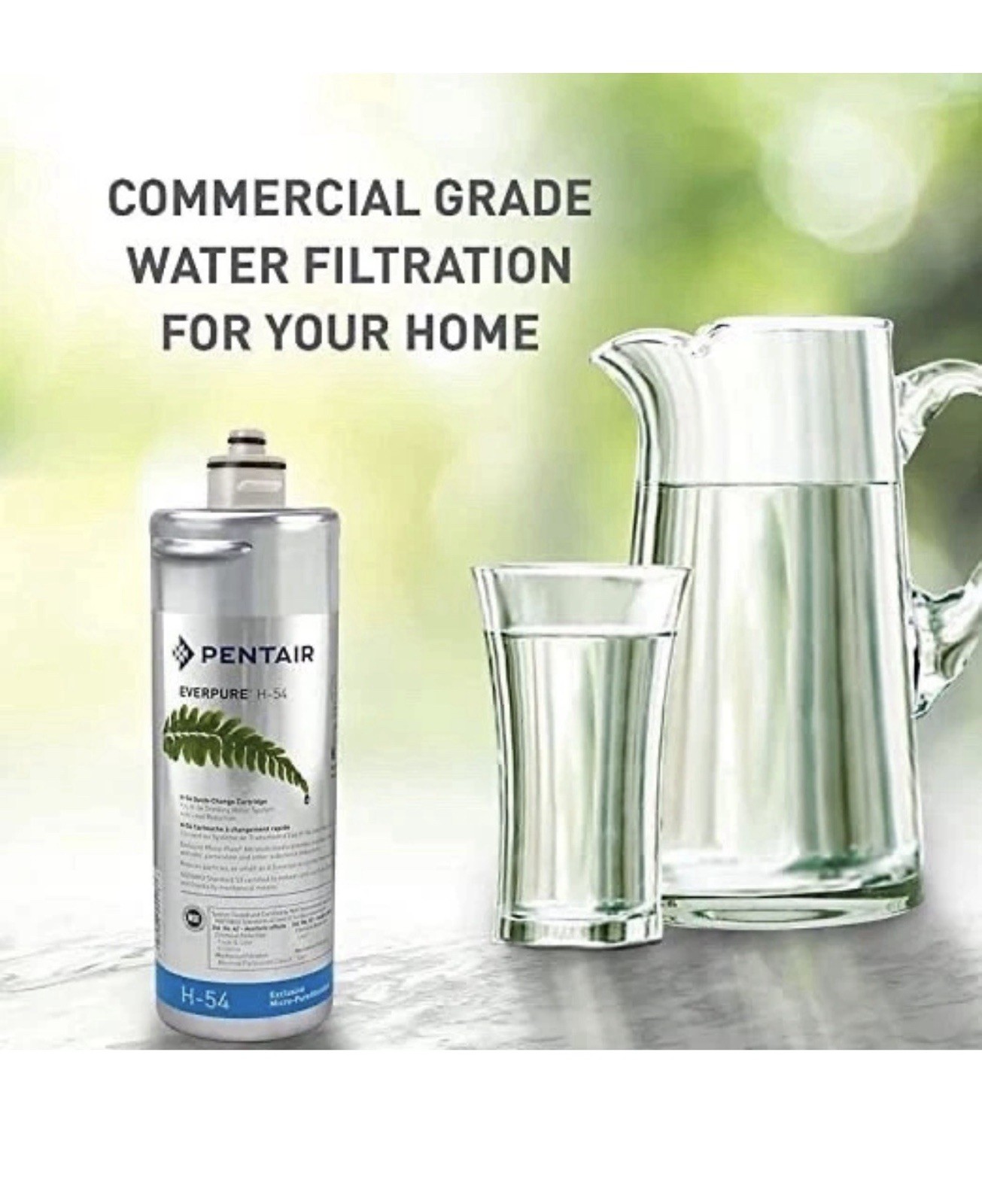 Pentair Everpure H-54 Drinking Water System, EV925267, NSF Certified 750 Gallon