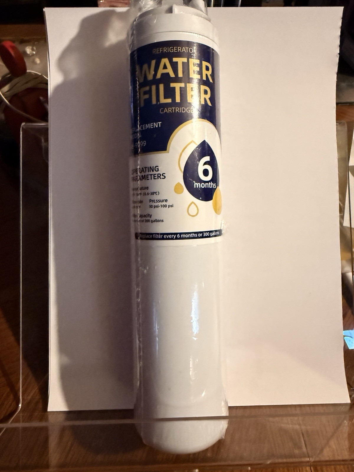 For Kenmore 46-9999 Replacement Refrigerator Water Filter, White