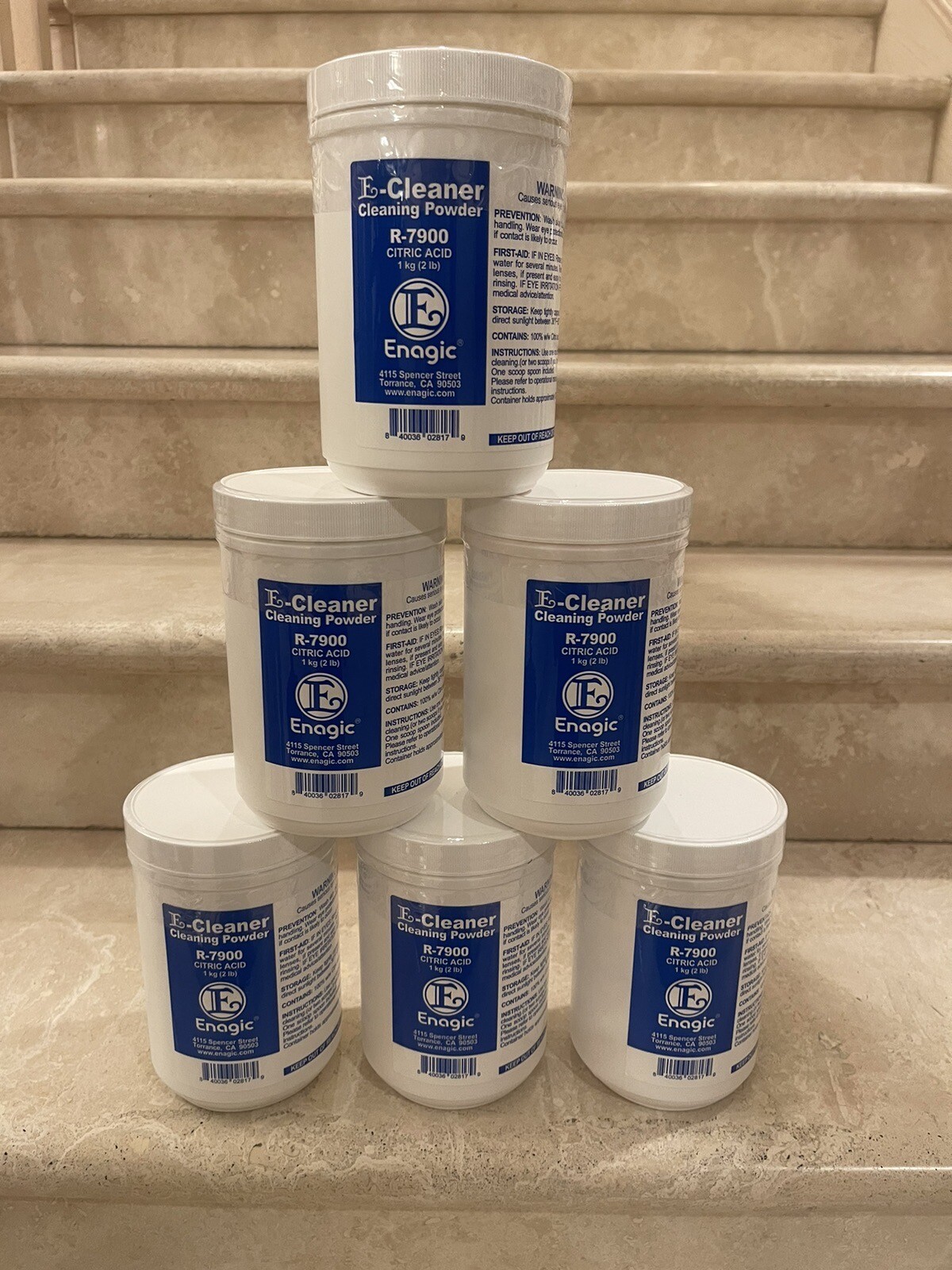 Original Enagic Cleaning Powder Clean KANGEN Alkaline Water LEVELUK 2LB 1KG