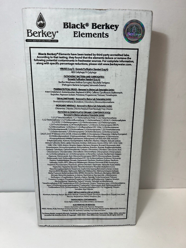 Black Berkey® Filters BB9-2 Authentic Cartridge
