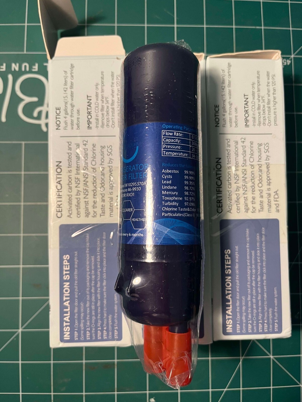 Acmipure Refrigerator Water Filter: Works with multiple brands. Set of three.