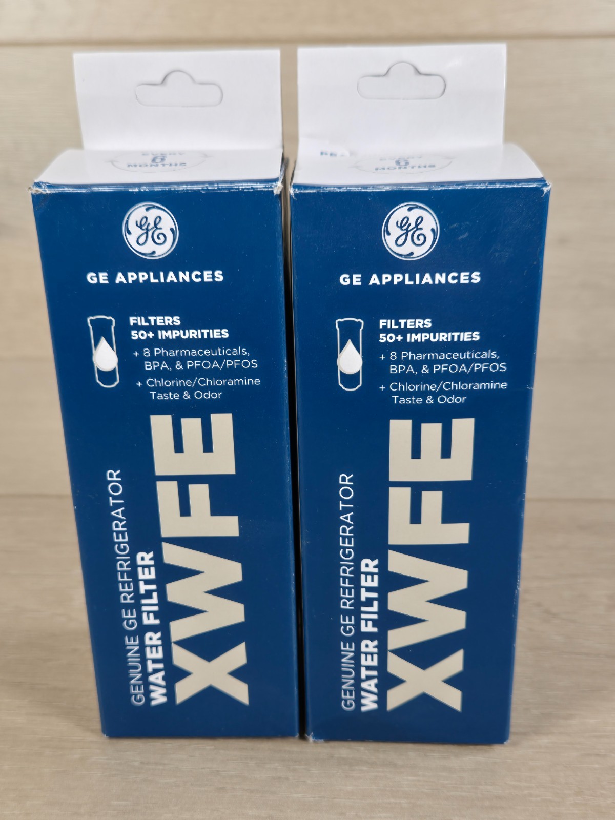 2-PACK! GE XWFE Refrigerator Water Filter Genuine Replacement