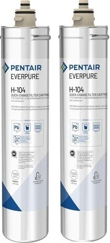 Pentair Everpure H-104 Quick-Change Filter Cartridge, EV961211, For Us Pack of 2