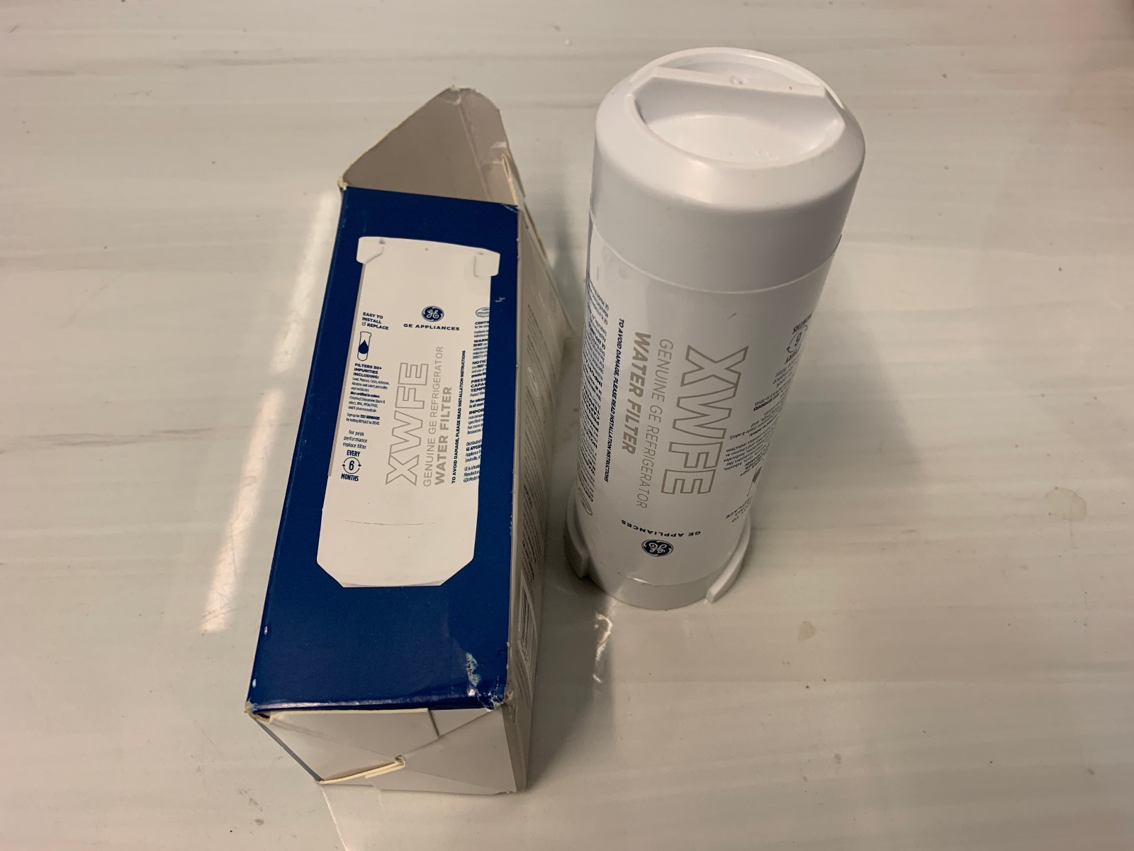 GE XWFE Refrigerator Water Filter – White