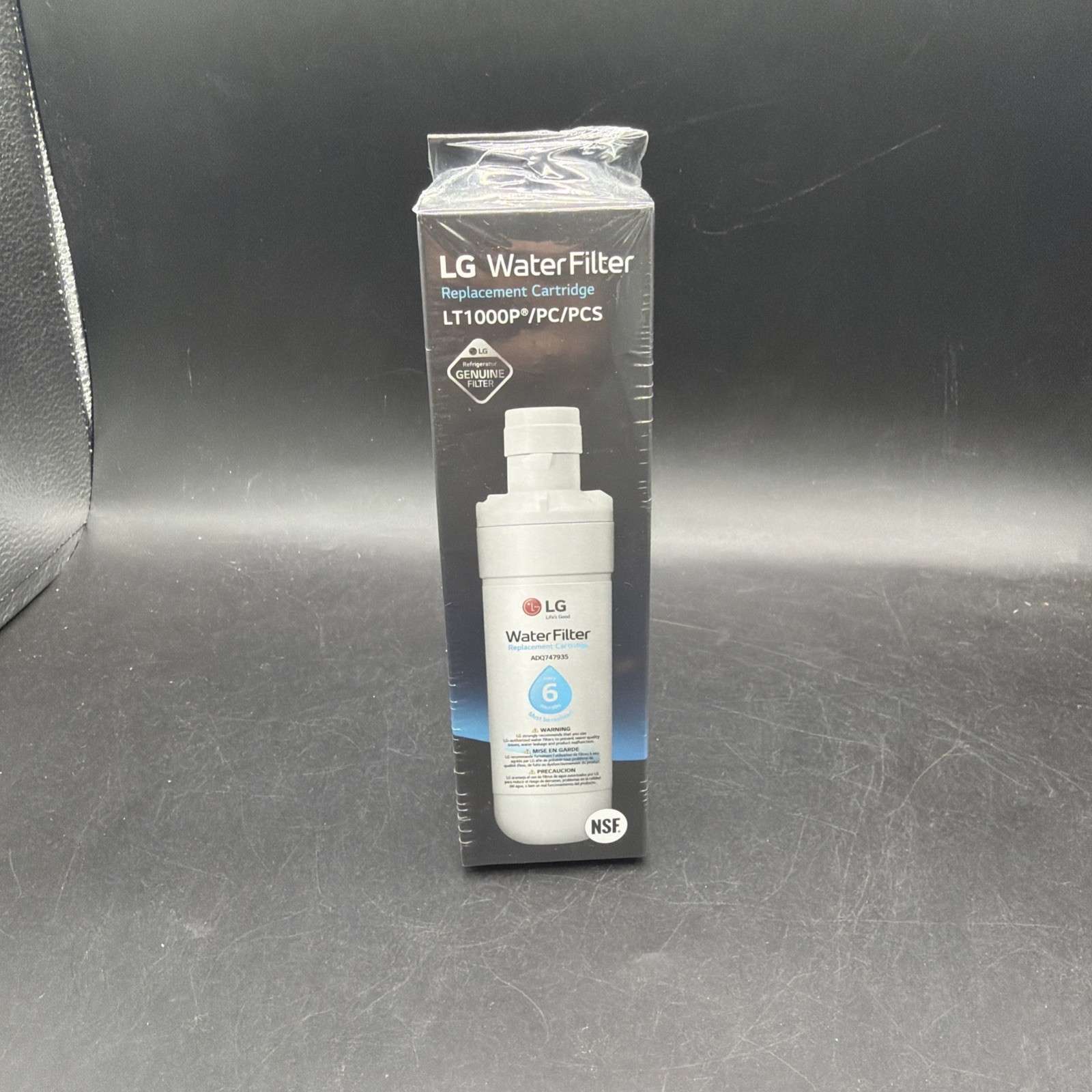 Genuine LG Water Filter Replacement Cartridge LT1000P/PC/PCS – New and Sealed!